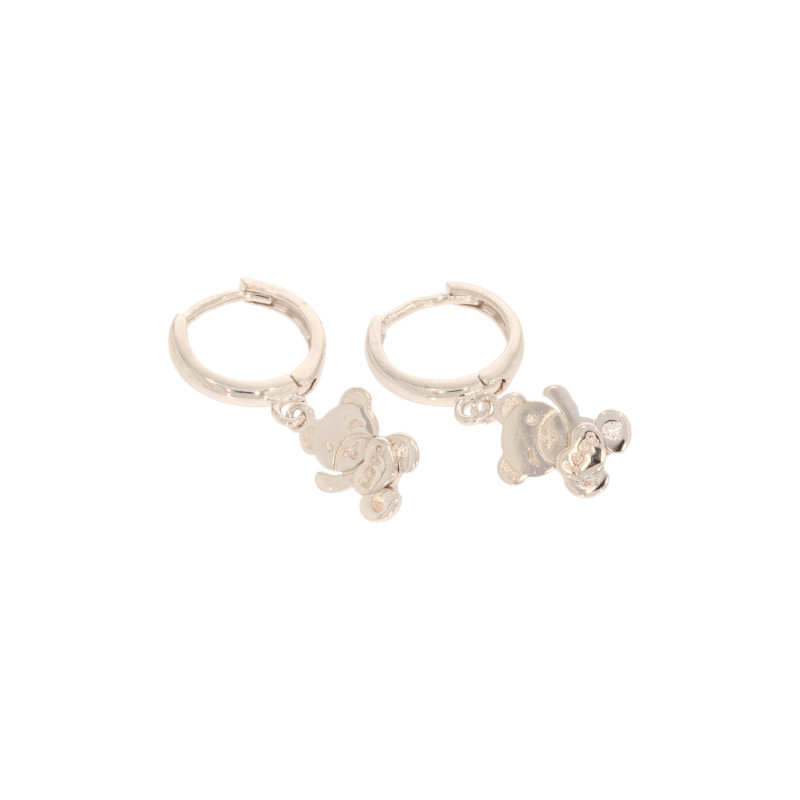 Cercei, Aur Alb, 14 k, 1.41 gr, Cod Produs: 607894 - Tezaurshop.ro