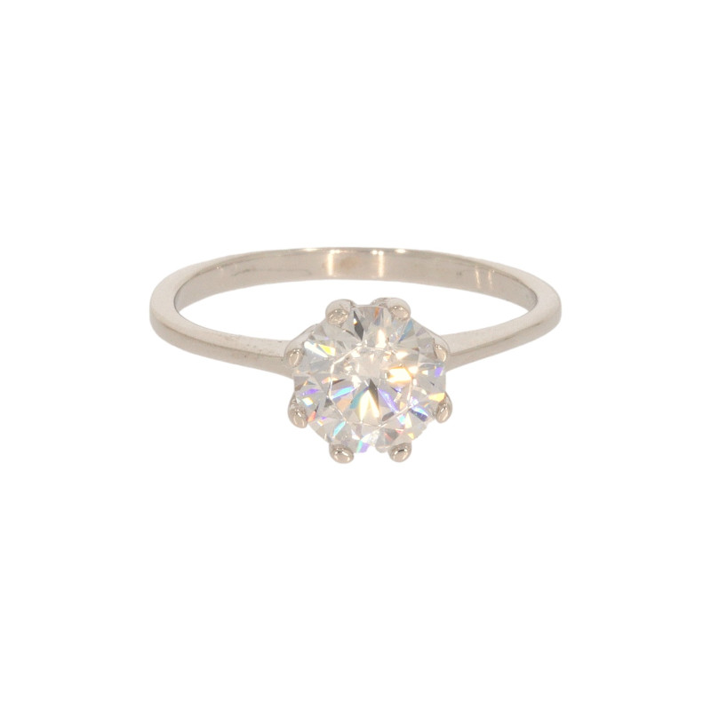 Inel Dama, Aur Alb, 14 k, 2 gr, Cod Produs: 610734 - Tezaurshop.ro