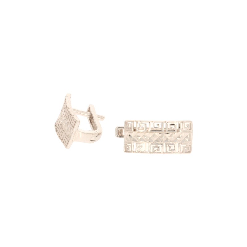 Cercei, Aur Alb, 14 k, 2.38 gr, Cod Produs: 611023 - Tezaurshop.ro