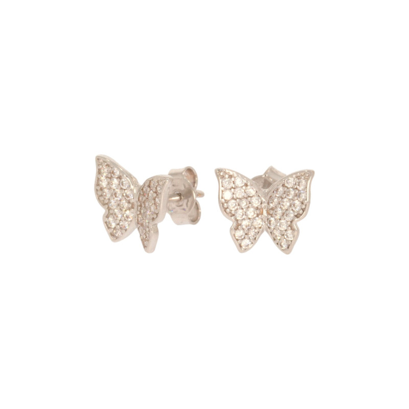 Cercei, Aur Alb, 14 k, 1.55 gr, Cod Produs: 612999 - Tezaurshop.ro