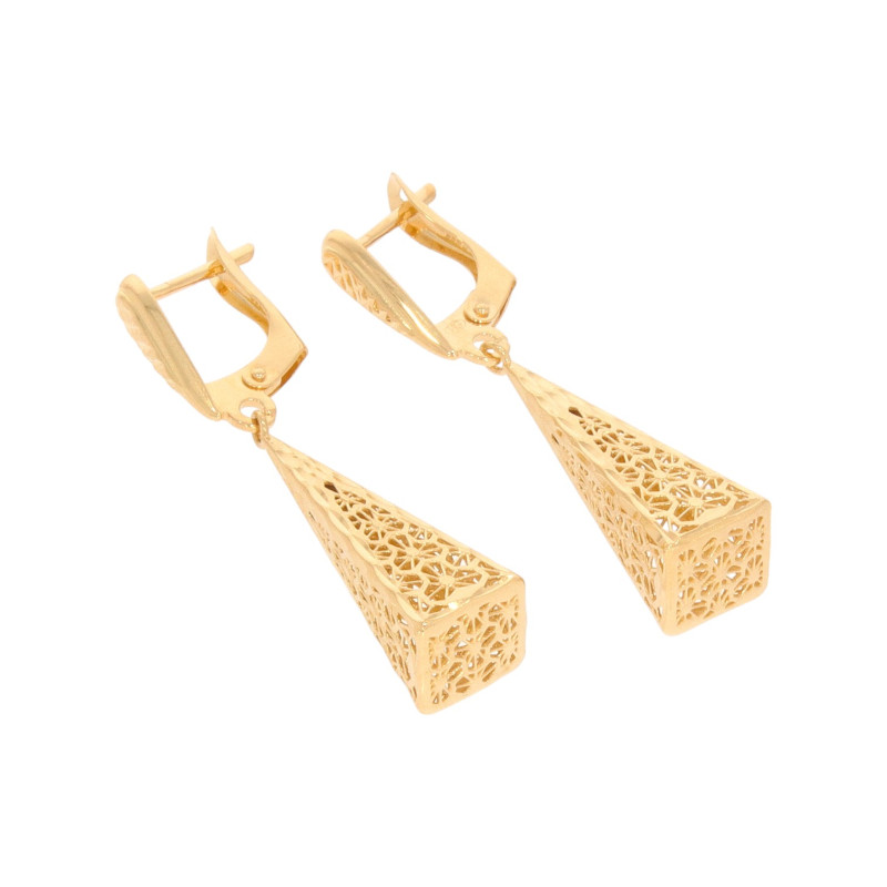 Cercei, Aur Galben, 14 k, 4 gr, Cod Produs: 613186 - Tezaurshop.ro