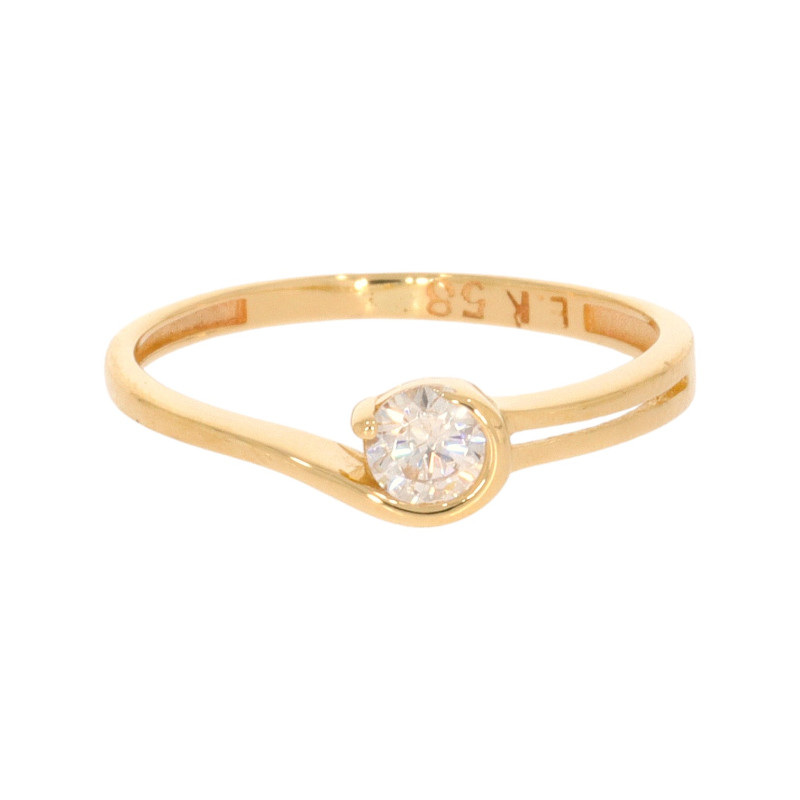 Inel Dama, Aur Galben, 14 k, 1.3 gr, Cod Produs: 613434 - Tezaurshop.ro
