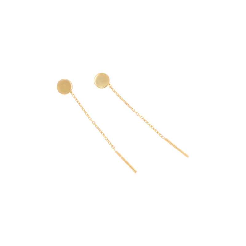 Cercei, Aur Galben, 14 k, 1.38 gr, Cod Produs: 614006 - Tezaurshop.ro