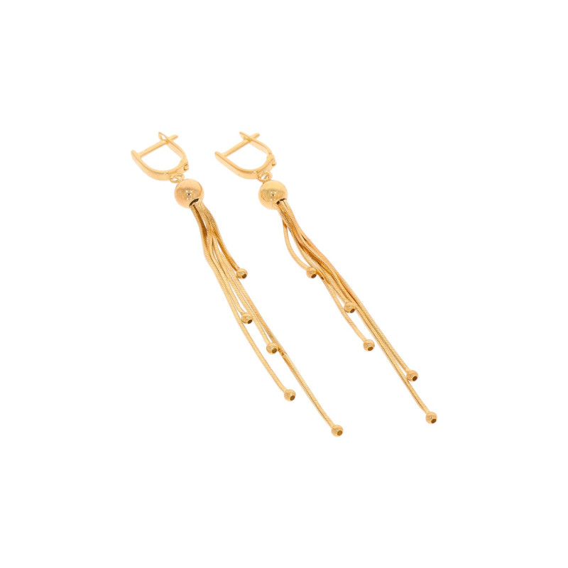 Cercei, Aur Galben, 14 k, 4.96 gr, Cod Produs: 614125 - Tezaurshop.ro