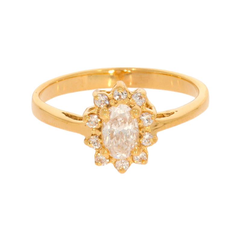 Inel Dama, Aur Galben, 14 k, 2.7 gr, Cod Produs: 615287 - Tezaurshop.ro