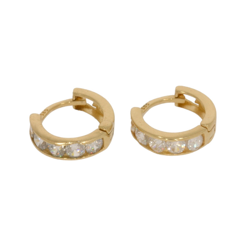 Cercei, Aur Galben, 14 k, 1 gr, Cod Produs: 617730 - Tezaurshop.ro