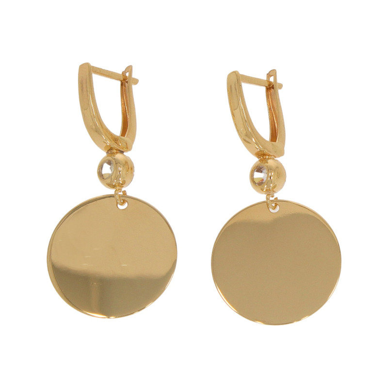 Cercei, Aur Galben, 14 k, 4 gr, Cod Produs: 618129 - Tezaurshop.ro