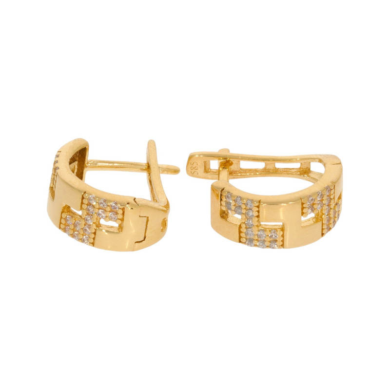 Cercei, Aur Galben, 14 k, 3.44 gr, Cod Produs: 618769 - Tezaurshop.ro