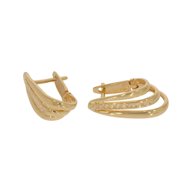Cercei, Aur Galben, 14 k, 3.56 gr, Cod Produs: 619366 - Tezaurshop.ro