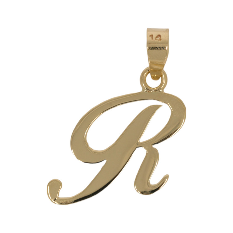Pandant Initiala, Aur Galben, 14 k, 1.6 gr, Cod Produs: 619972 - Tezaurshop.ro