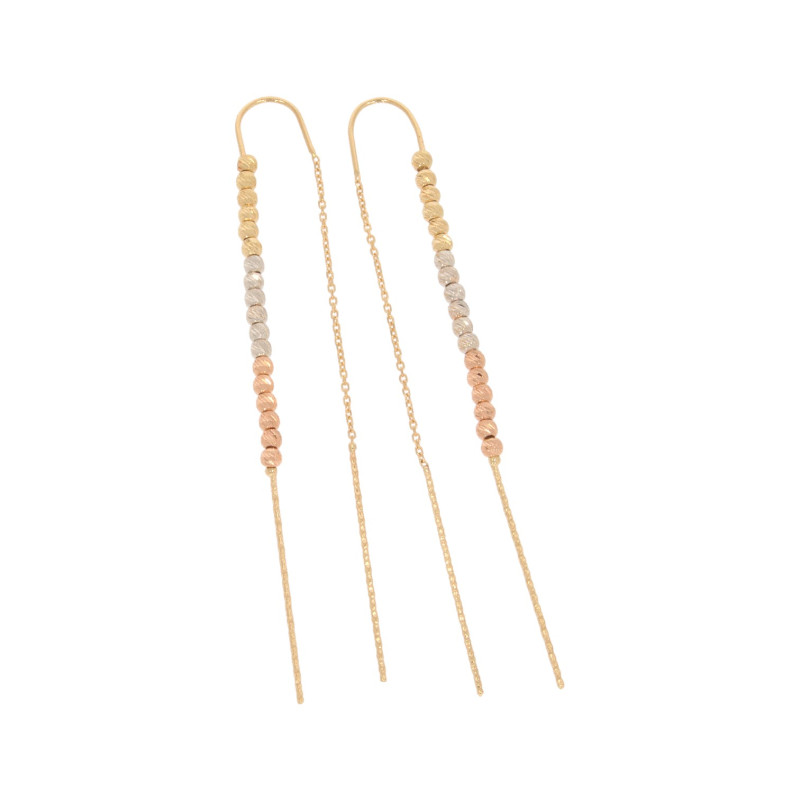 Cercei, Aur Mix, 14 k, 2.57 gr, Cod Produs: 620096 - Tezaurshop.ro