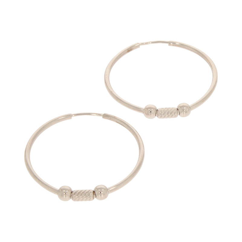 Cercei, Aur Alb, 14 k, 3.26 gr, Cod Produs: 620163 - Tezaurshop.ro