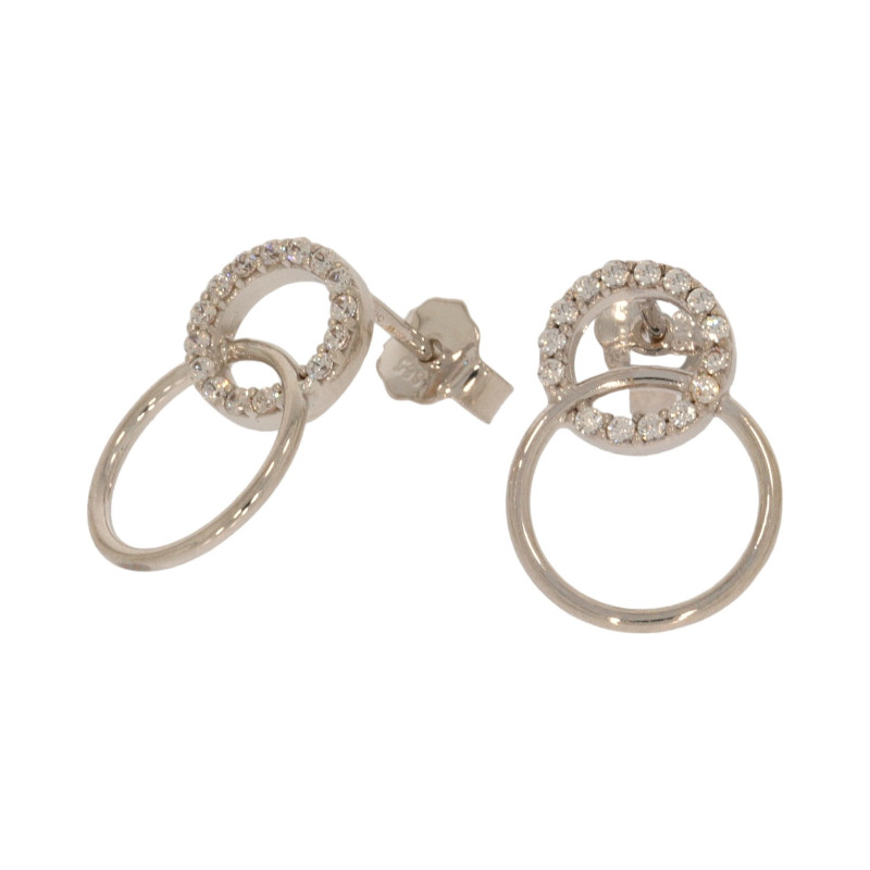 Cercei, Aur Alb, 14 k, 2.03 gr, Cod Produs: 620381 - Tezaurshop.ro