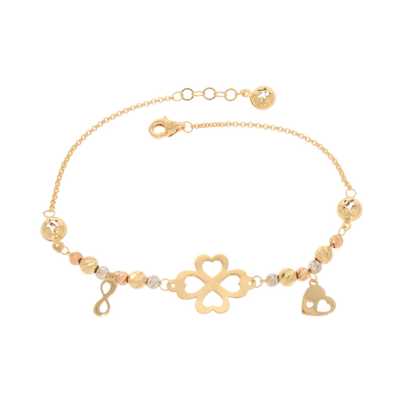 Bratara, Aur Mix, 14 k, 3.87 gr, Cod Produs: 620503 - Tezaurshop.ro