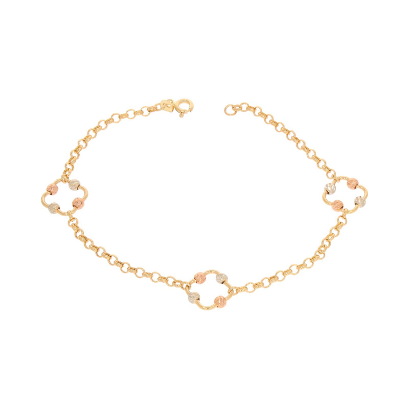 Bratara, Aur Mix, 14 k, 2.57 gr, Cod Produs: 621001 - Tezaurshop.ro