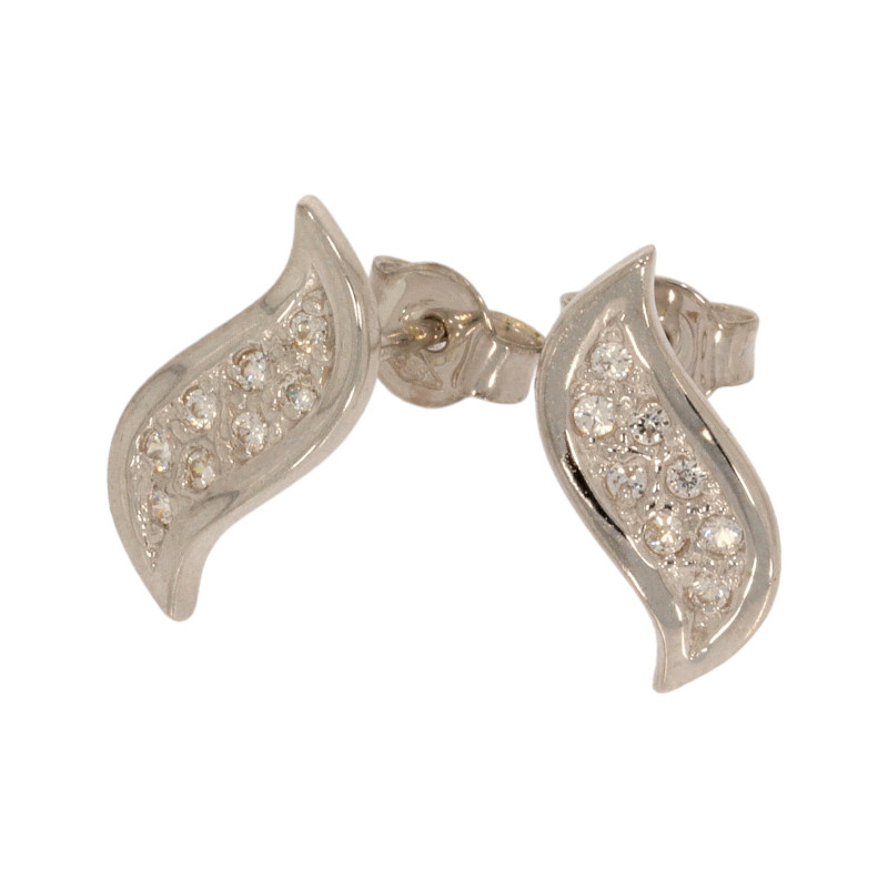 Cercei, Aur Alb, 14 k, 1.91 gr, Cod Produs: 621145 - Tezaurshop.ro