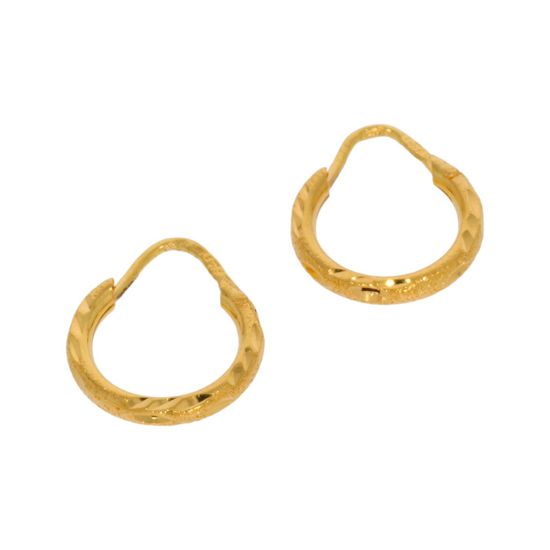 Cercei, Aur Galben, 18 k, 1.14 gr, Cod Produs: 622091 - Tezaurshop.ro