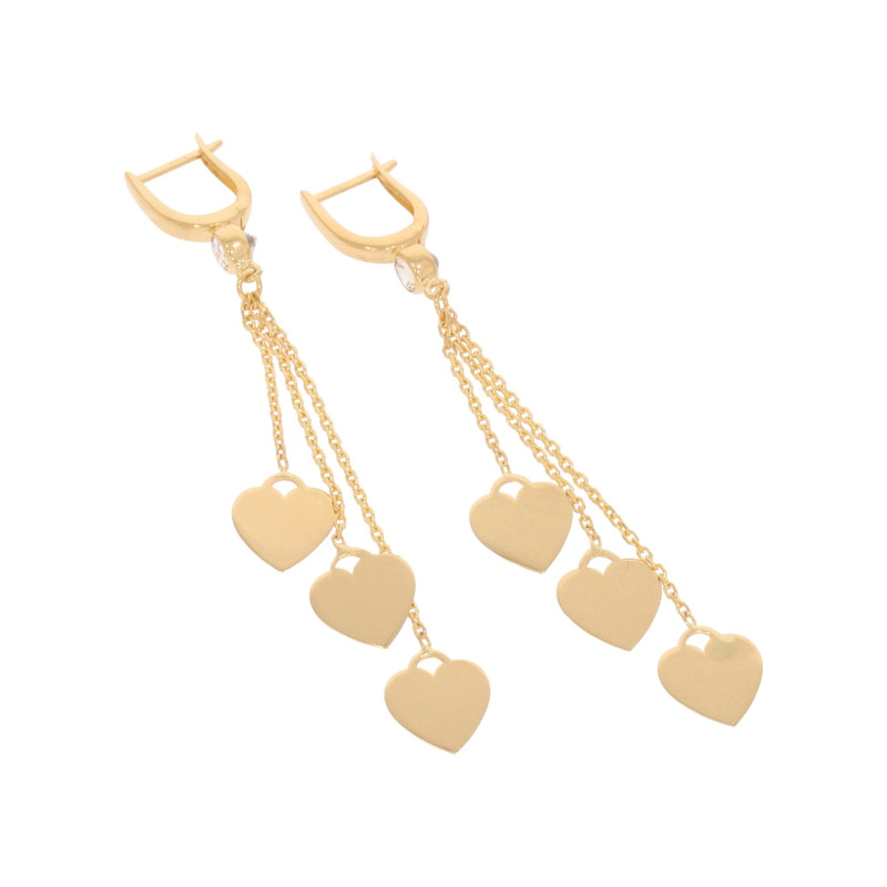 Cercei, Aur Galben, 14 k, 4.42 gr, Cod Produs: 624274 - Tezaurshop.ro