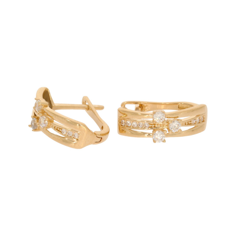 Cercei, Aur Galben, 14 k, 3.13 gr, Cod Produs: 624827 - Tezaurshop.ro
