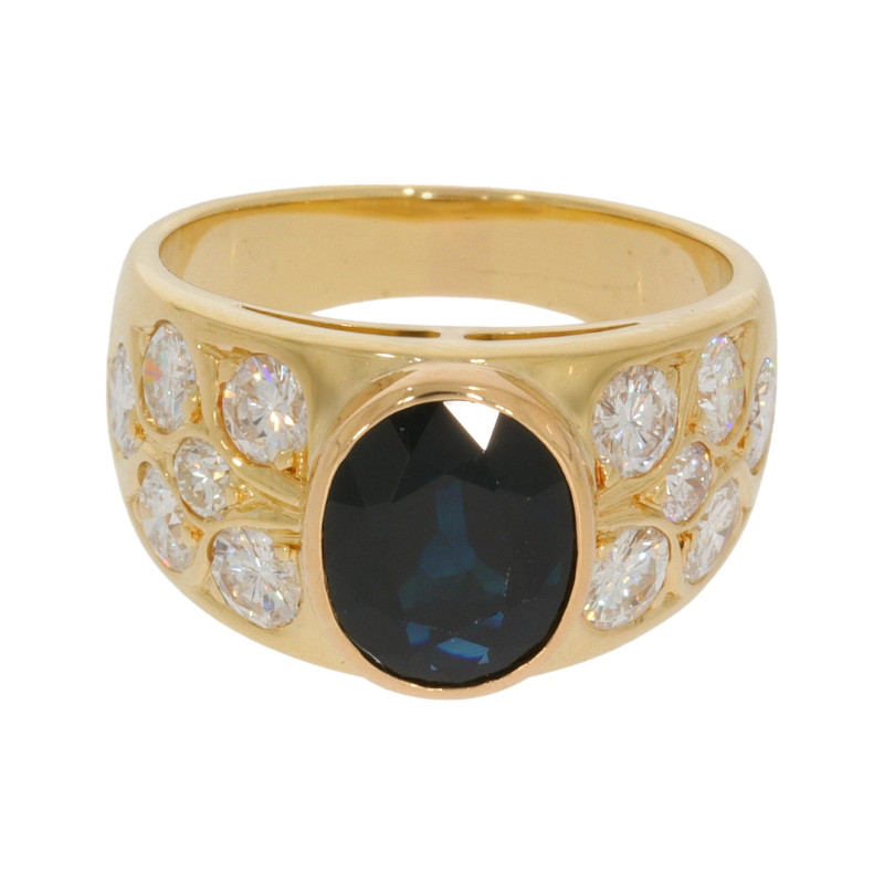 Inel Dama, Aur Galben, 18 k, 8.46 gr, cu Diamante, Cod Produs: 625080 - Tezaurshop.ro