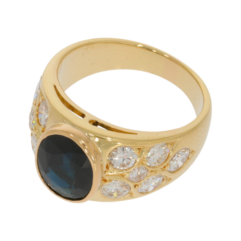 Inel Dama, Aur Galben, 18 k, 8.46 gr, cu Diamante, Cod Produs: 625080 - 2