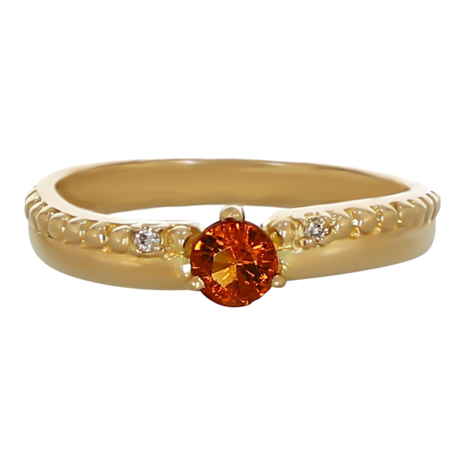 Inel Dama, Aur Galben, 18 k, 2.73 gr, cu Diamante, Cod Produs: 625161