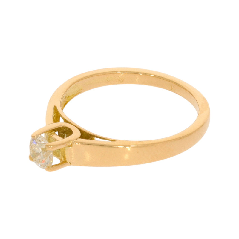 Inel Dama, Aur Galben, 14 k, 2.83 gr, cu Diamante, Cod Produs: 626152 - Tezaurshop.ro