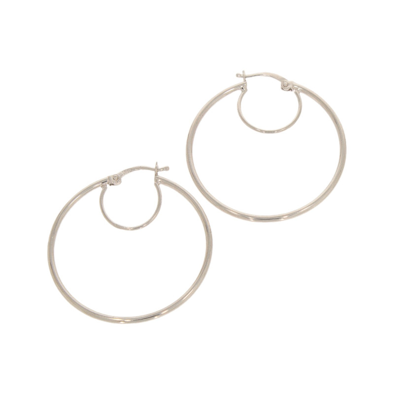 Cercei, Aur Alb, 14 k, 2.57 gr, Cod Produs: 626476 - Tezaurshop.ro