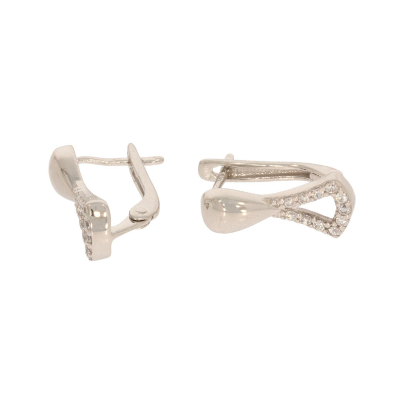 Cercei, Aur Alb, 14 k, 3.82 gr, Cod Produs: 626502 - Tezaurshop.ro