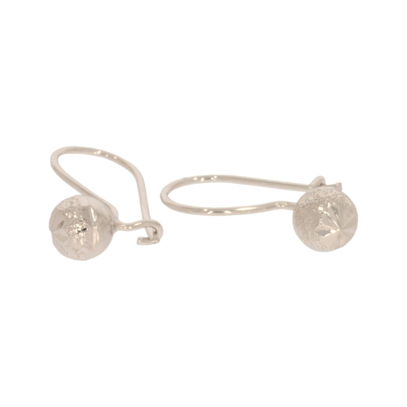 Cercei, Aur Alb, 14 k, 1.22 gr, Cod Produs: 626995 - Tezaurshop.ro