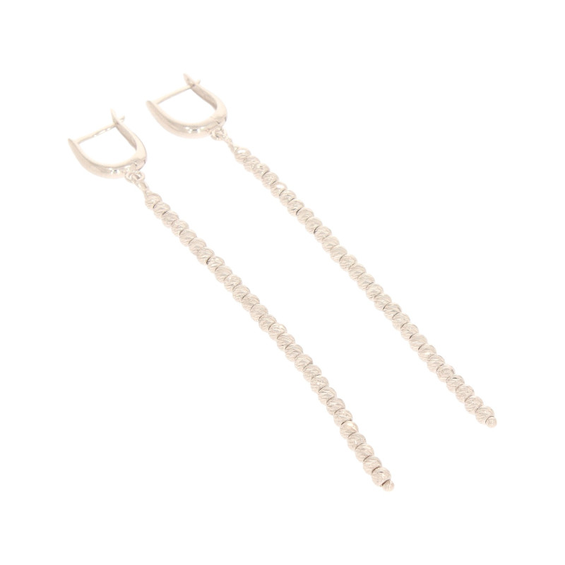 Cercei, Aur Alb, 14 k, 3.52 gr, Cod Produs: 627410 - Tezaurshop.ro