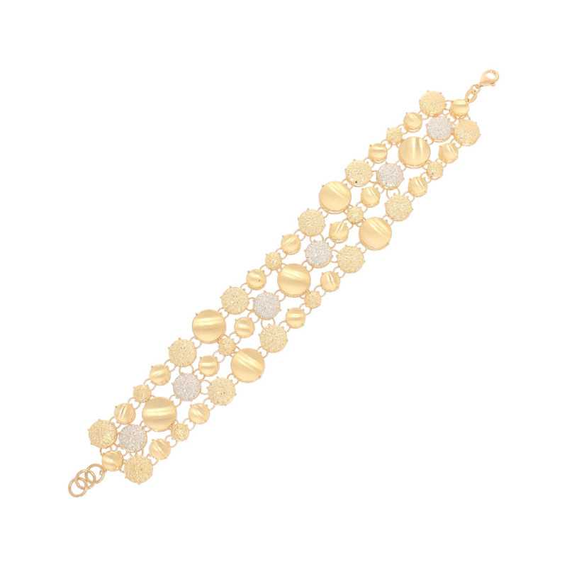 Bratara, Aur Mix, 14 k, 19.5 gr, Cod Produs: 627499 - Tezaurshop.ro