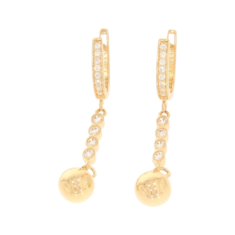 Cercei, Aur Galben, 14 k, 3.18 gr, Cod Produs: 629308 - Tezaurshop.ro