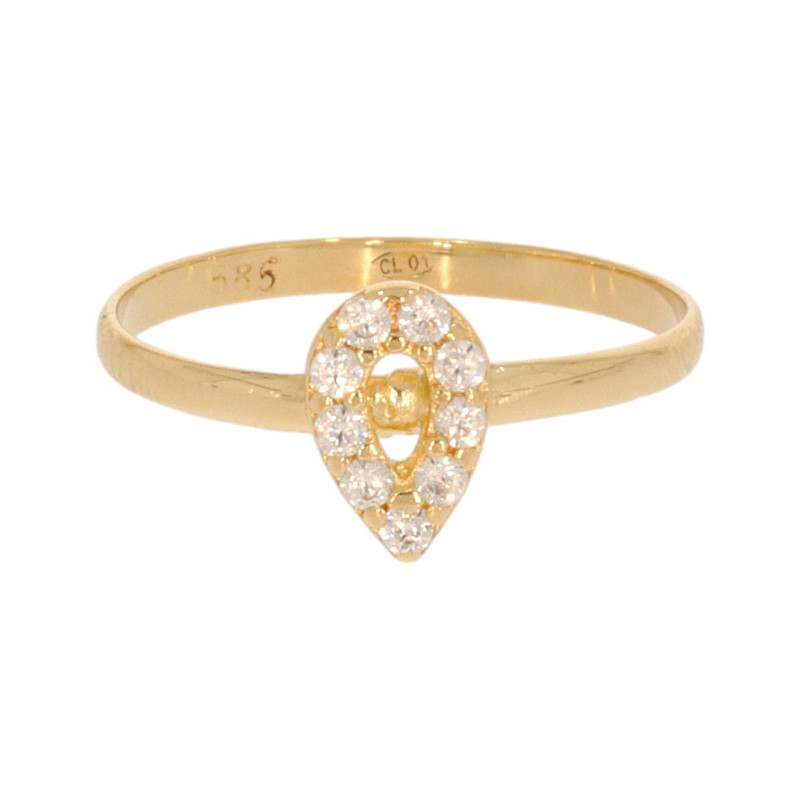 Inel Dama, Aur Galben, 14 k, 0.61 gr, Cod Produs: 629526 - Tezaurshop.ro