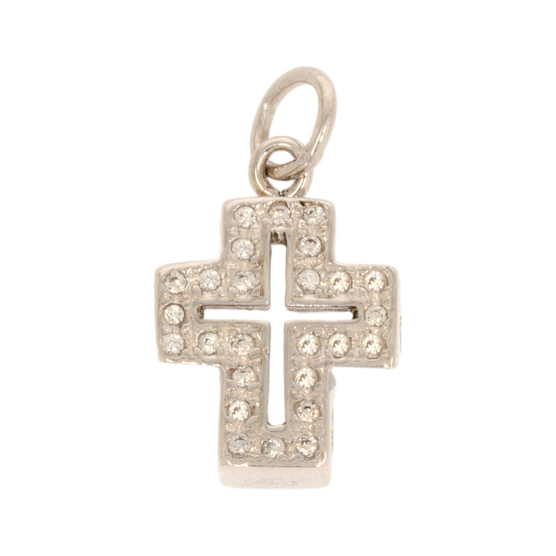 Cruce, Aur Alb, 14 k, 1.86 gr, Cod Produs: 629846 - Tezaurshop.ro