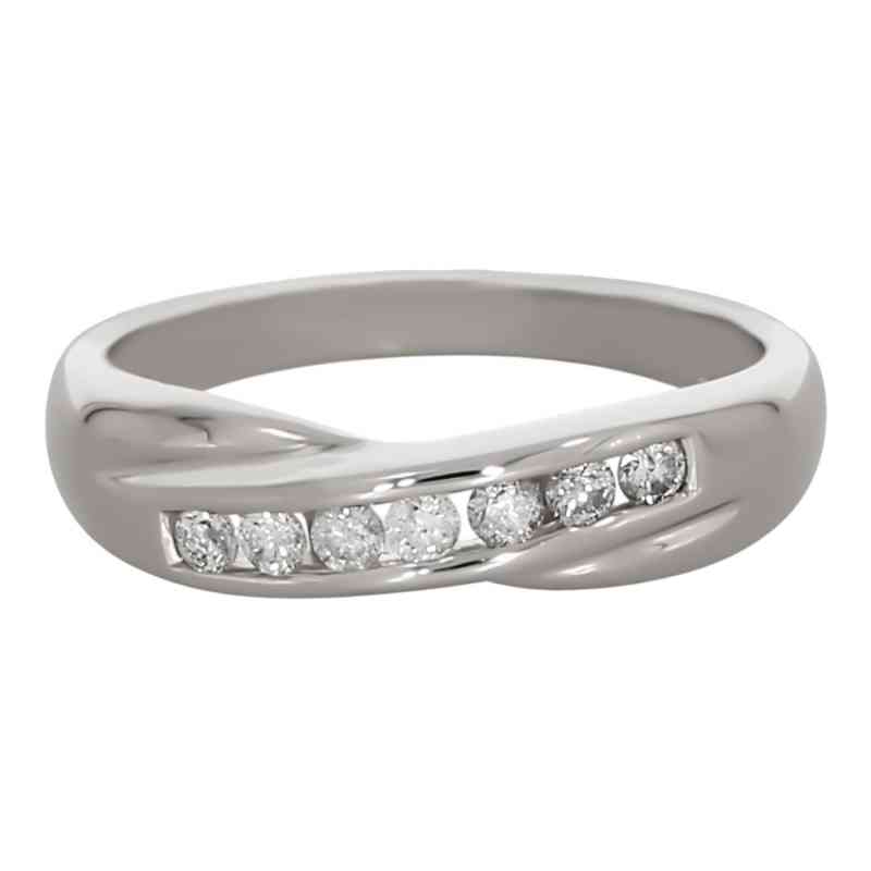 Inel Dama, Aur Alb, 18 k, 3.93 gr, cu Diamante, Cod Produs: 629948
