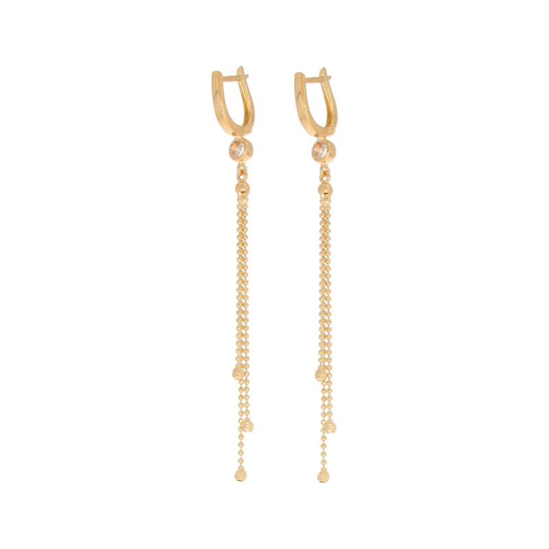 Cercei, Aur Galben, 14 k, 3.8 gr, Cod Produs: 631044 - Tezaurshop.ro
