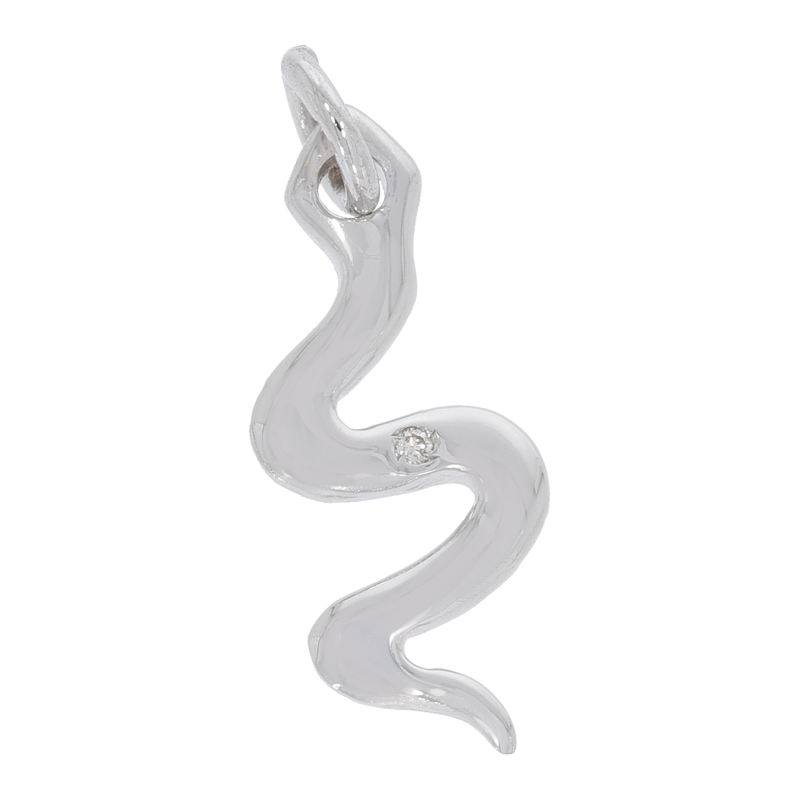 Pandantiv, Aur Alb, 18 k, 1.17 gr, cu Diamante, Cod Produs: 635675 - Tezaurshop.ro