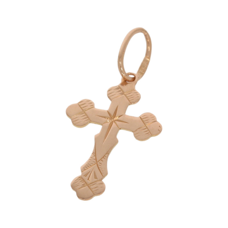 Pandantiv, Aur Roz, 14 k, 0.37 gr, Cod Produs: 637130 - Tezaurshop.ro