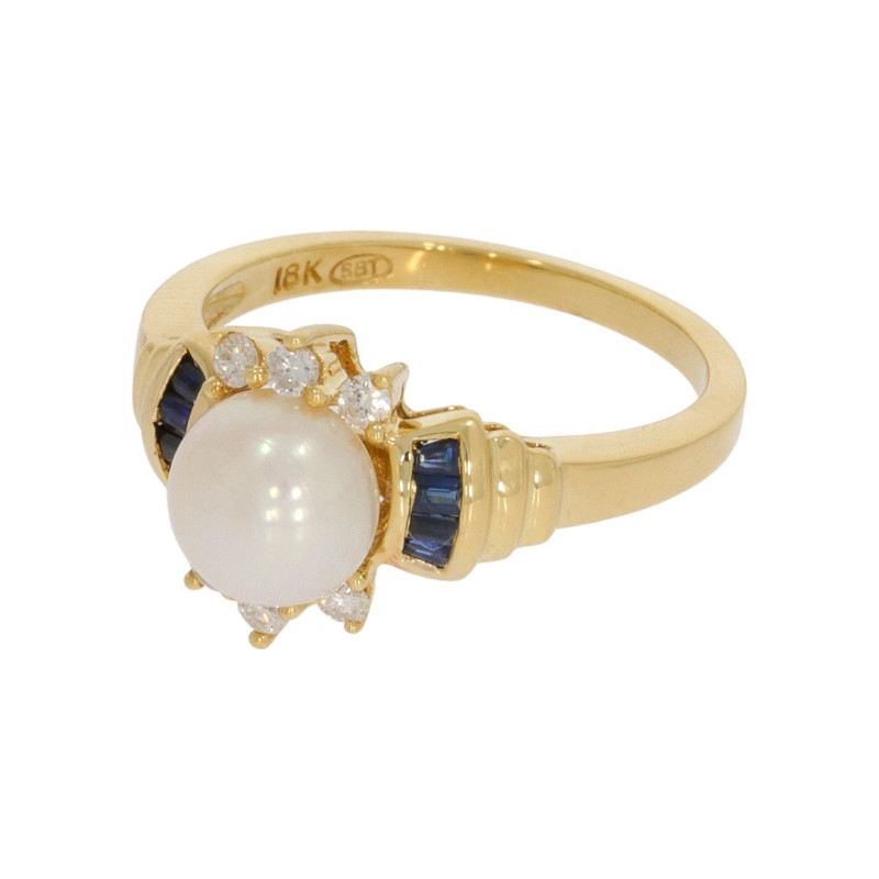 Inel Dama, Aur Galben, 18 k, 4.44 gr, cu Diamante, Cod Produs: 637235 - 2