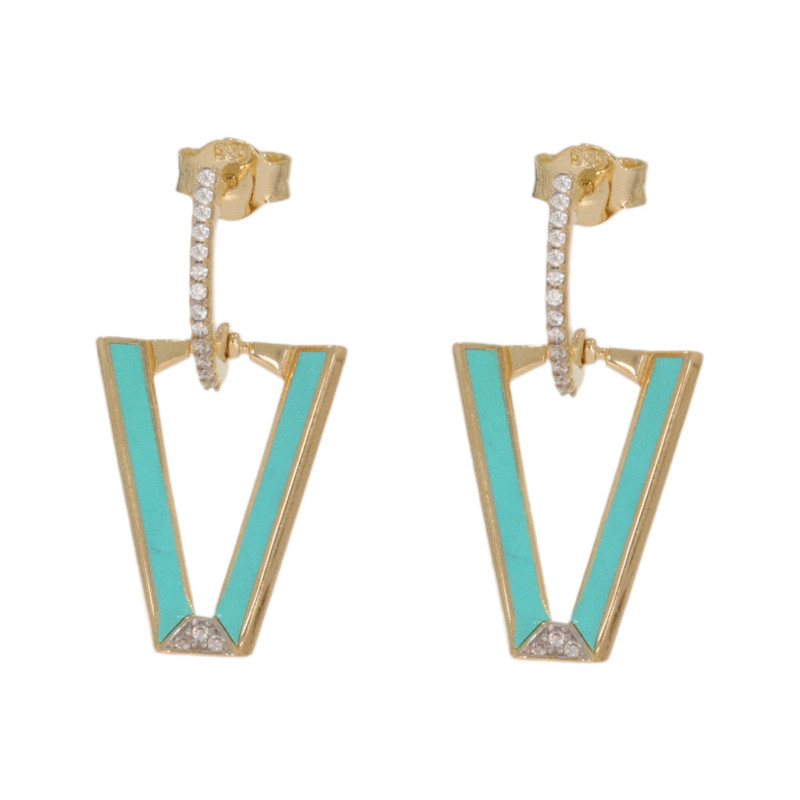 Cercei, Aur Galben, 14 k, 3.51 gr, Cod Produs: 637722 - Tezaurshop.ro