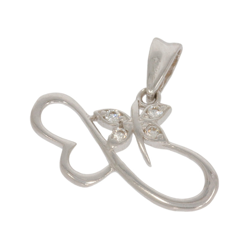 Pandantiv, Aur Alb, 14 k, 0.59 gr, Cod Produs: 638428 - Tezaurshop.ro