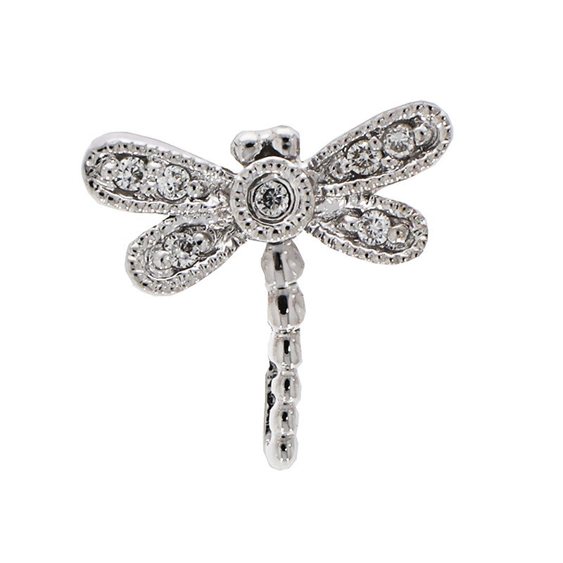 Pandantiv, Aur Alb, 18 k, 0.58 gr, cu Diamante, Cod Produs: 638964