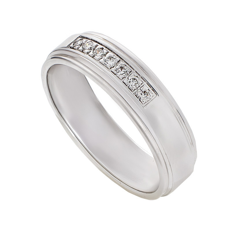 Inel, Aur Alb, 14 k, 4.32 gr, cu Diamante, Cod Produs: 641123
