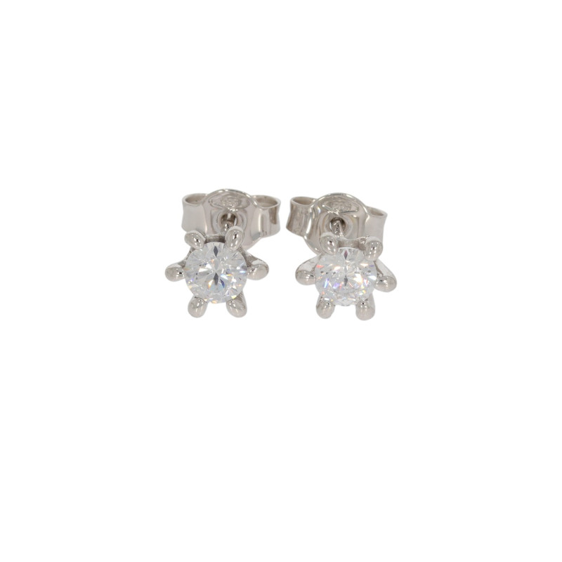 Cercei, Aur Alb, 14 k, 1.58 gr, Cod Produs: 641943 - Tezaurshop.ro