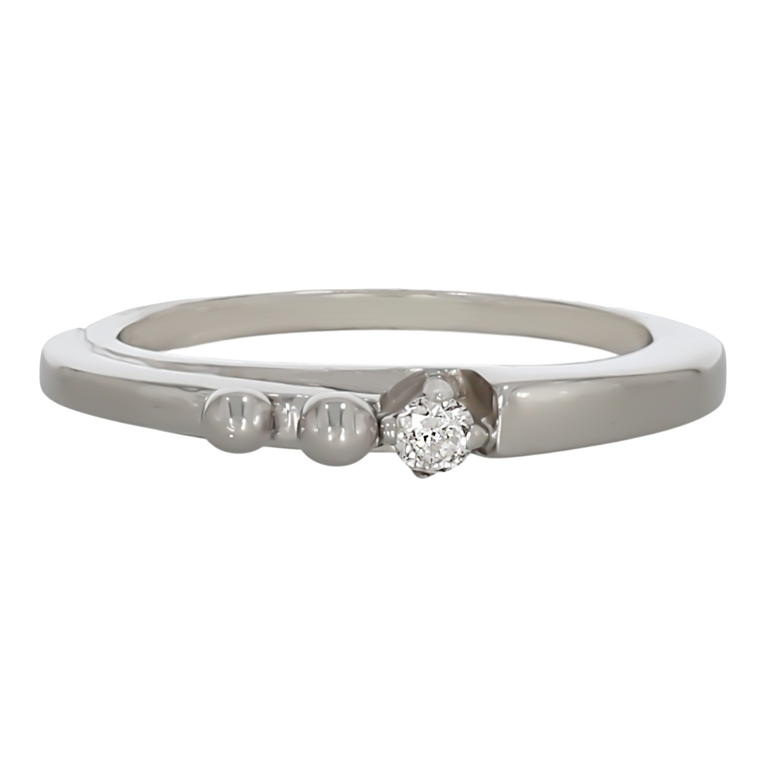 Inel Dama, Aur Alb, 14 k, 3.42 gr, cu Diamante, Cod Produs: 642584