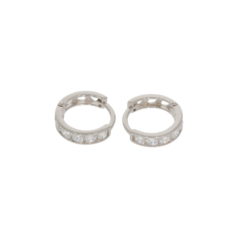Cercei, Aur Alb, 14 k, 1.34 gr, Cod Produs: 642656 - Tezaurshop.ro