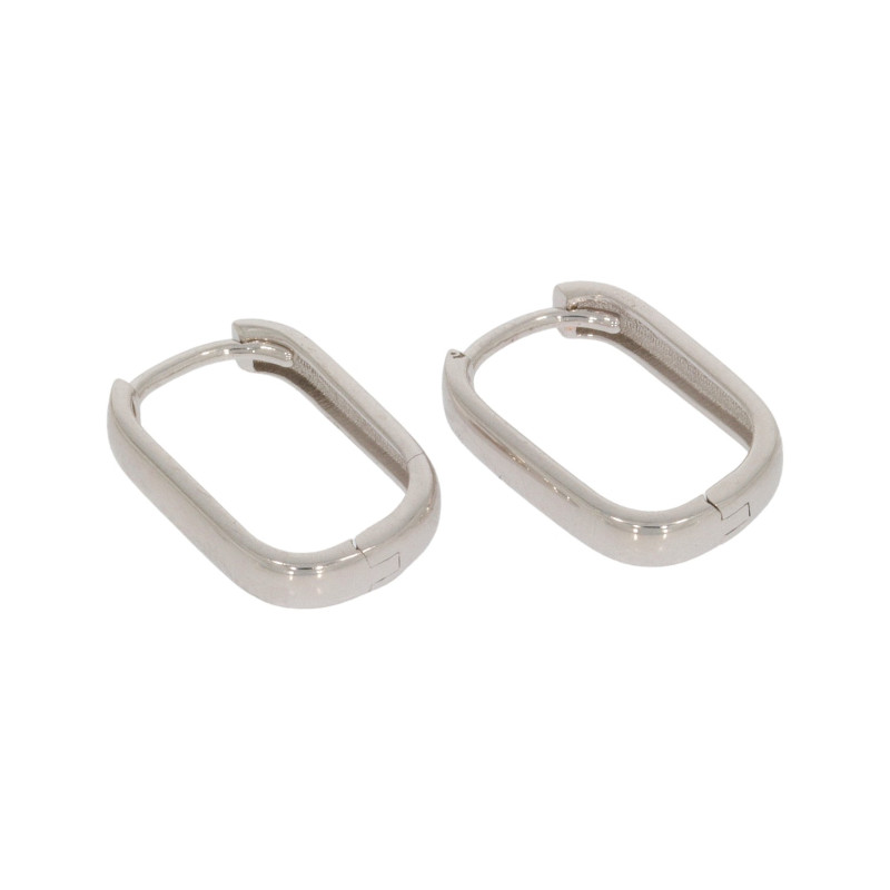Cercei, Aur Alb, 14 k, 1.31 gr, Cod Produs: 643343 - Tezaurshop.ro