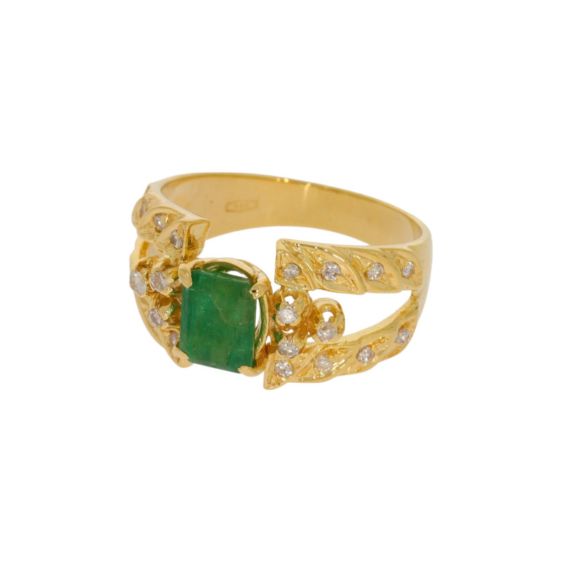 Inel Dama, Aur Galben, 18 k, 5.89 gr, cu Diamante, Cod Produs: 643897 - Tezaurshop.ro