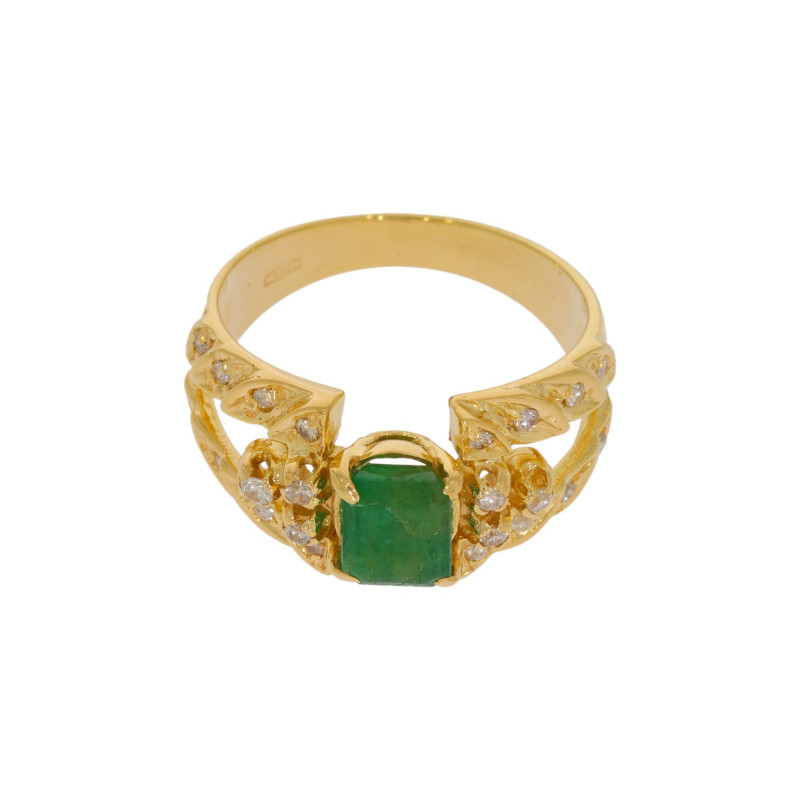 Inel Dama, Aur Galben, 18 k, 5.89 gr, cu Diamante, Cod Produs: 643897 - 2